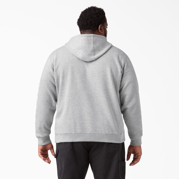 Logo Sleeve Fleece Hoodie - Heather Gray &#40;HG&#41;