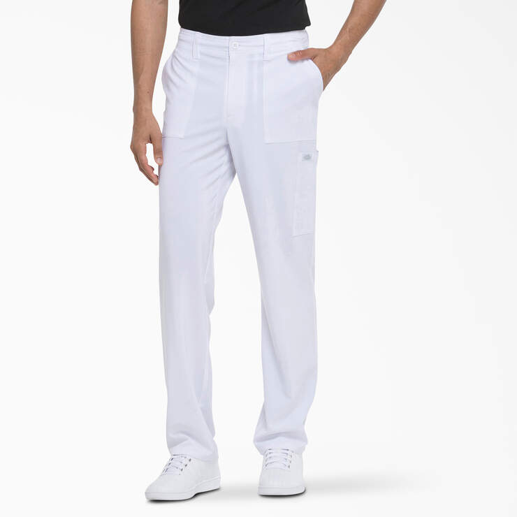 Men's EDS Essentials Scrub Pants - White (DWH) image number 1
