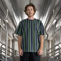 Jake Hayes Striped T-Shirt - Navy/Pine Stripe (NSN)