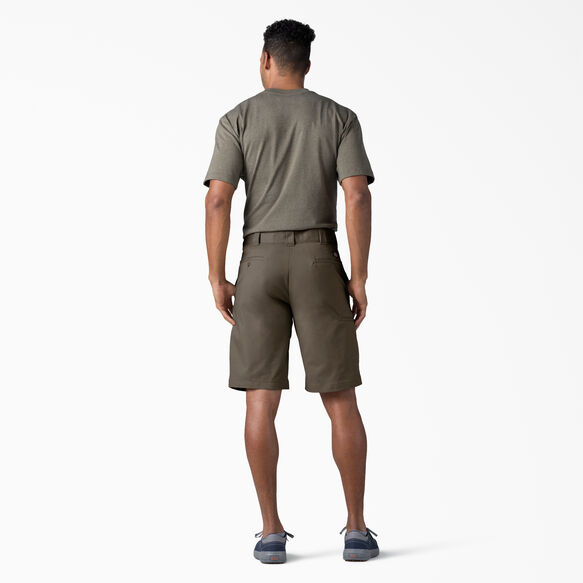 Relaxed Fit Work Shorts, 11&quot; - Mushroom &#40;MR1&#41;