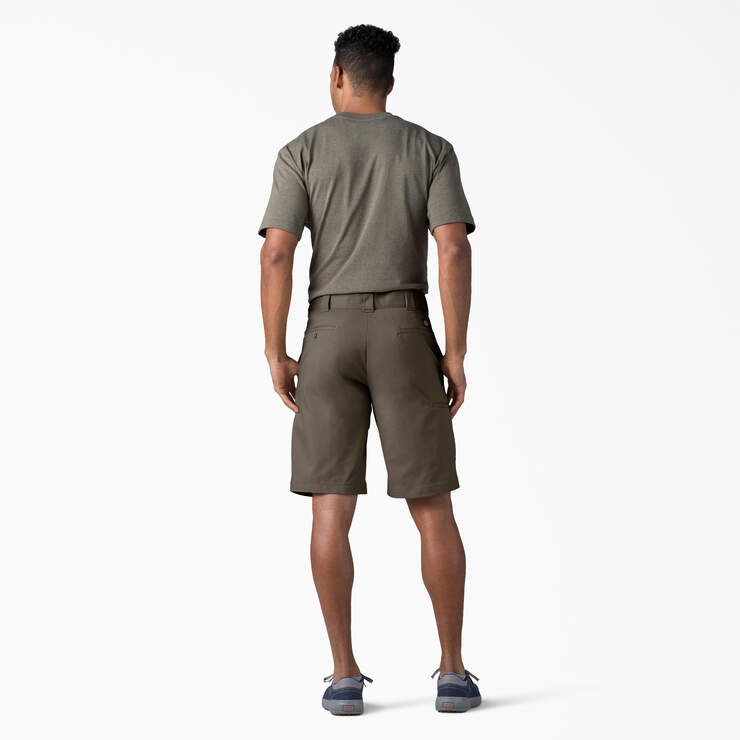 Relaxed Fit Work Shorts, 11" - Mushroom (MR1) image number 5