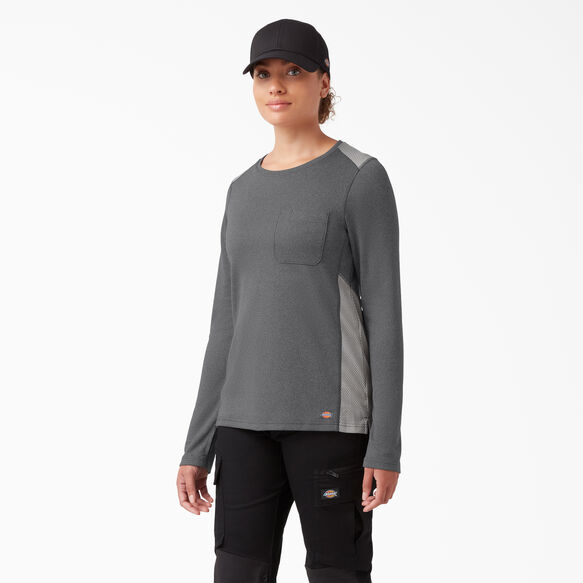 Women&#39;s Temp-iQ&reg; 365 Long Sleeve T-Shirt - Dark Gray Heather &#40;GHF&#41;