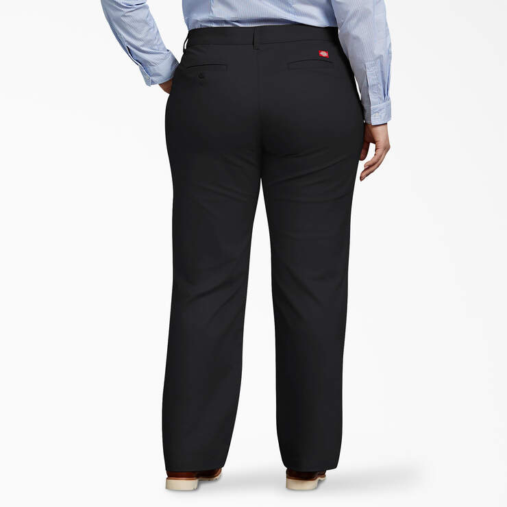 Women's Plus FLEX Relaxed Fit Pants - Black (BK) image number 2