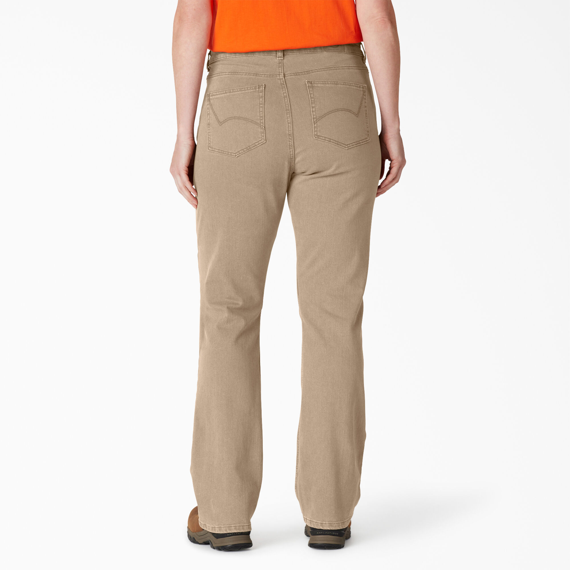 Dickies womens bootcut new arrivals khaki pants