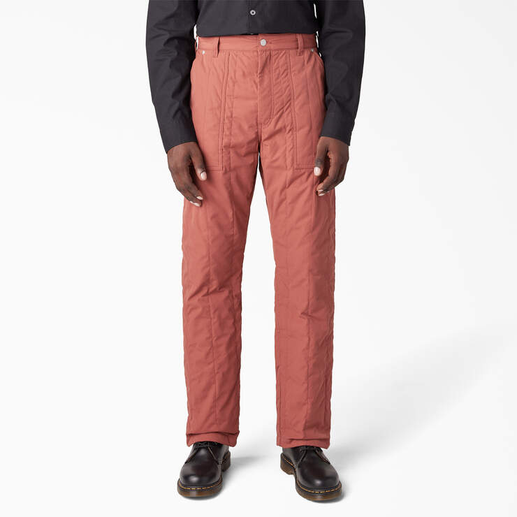 Dickies Premium Collection Quilted Utility Pants - Mahogany (NMY) image number 1