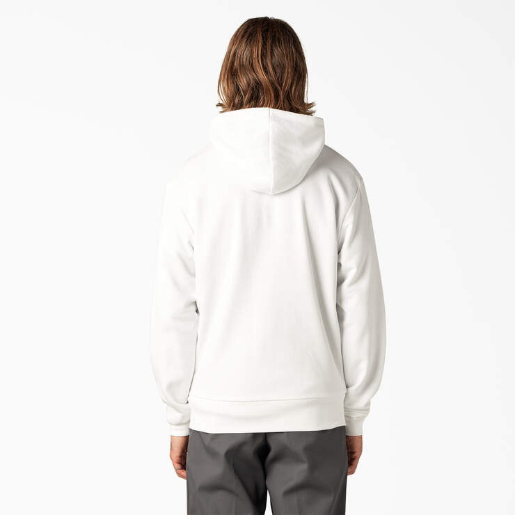 Thermal Lined Fleece Zip Hoodie - White (WH) image number 2