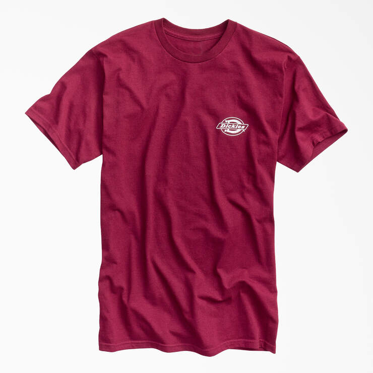 Worldwide Workwear Graphic T-Shirt - Burgundy (BY) image number 2