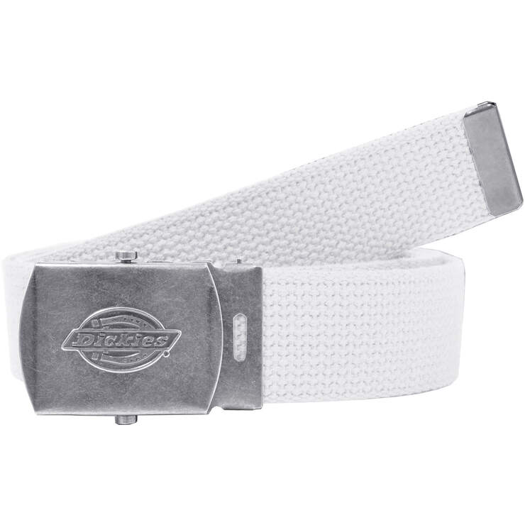 Military Buckle Web Belt - White (WH) image number 1