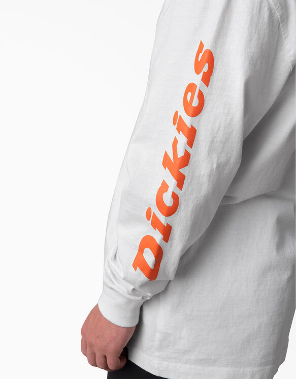 Jamie Foy Logo Graphic Long Sleeve T-Shirt - White &#40;WH&#41;