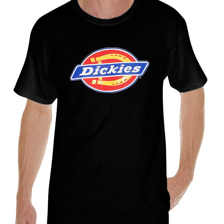 Dickies Logo Graphic Short Sleeve T-Shirt - Black (BK) image number 1