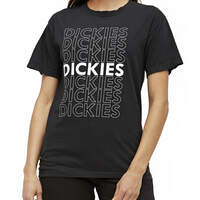 Dickies Girl Juniors' Logo T-Shirt - Black (BLK)