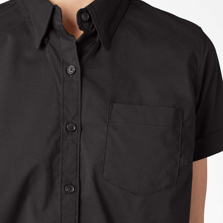 Women’s Button-Up Shirt - Black (BK) image number 5