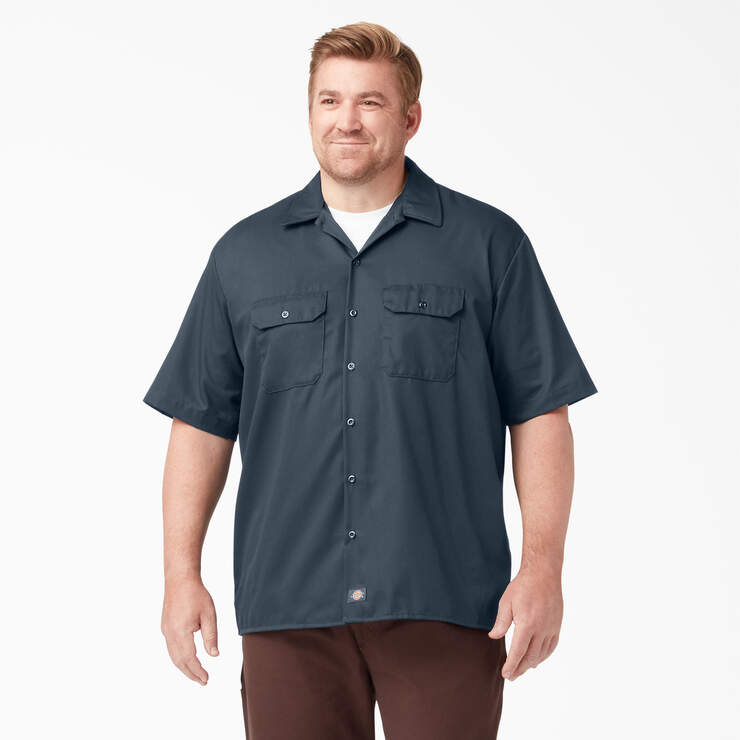 Short Sleeve Work Shirt - Airforce Blue (AF) image number 4