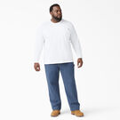 Heavyweight Long Sleeve Pocket T-Shirt - White &#40;WH&#41;