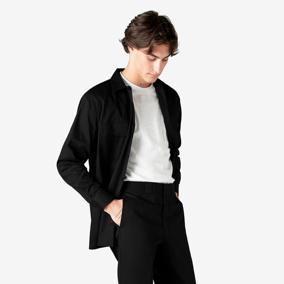 Long Sleeve Work Shirt - Black &#40;BK&#41;