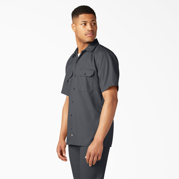 Short Sleeve Work Shirt - Charcoal Gray &#40;CH&#41;