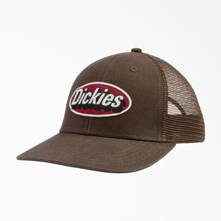 Patch Logo Trucker Cap - Dark Brown &#40;DB&#41;