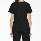 Women&#39;s EDS Signature Mock Wrap Scrub Top - Black &#40;BLK&#41;