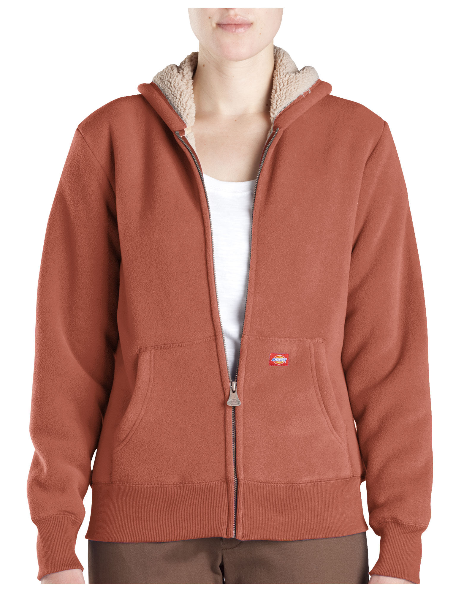 sherpa lined hoodie womens