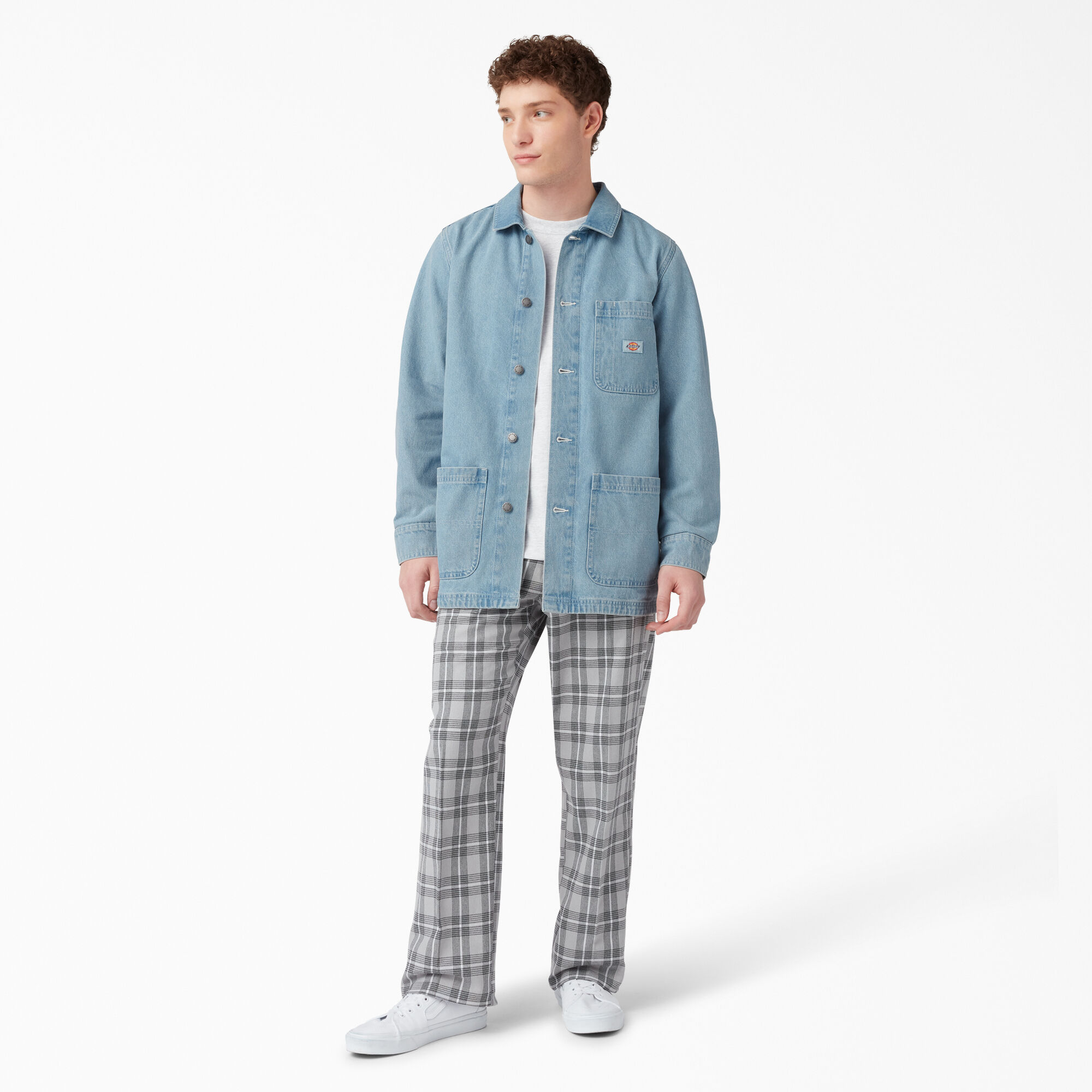 Dickies men's denim jacket sales