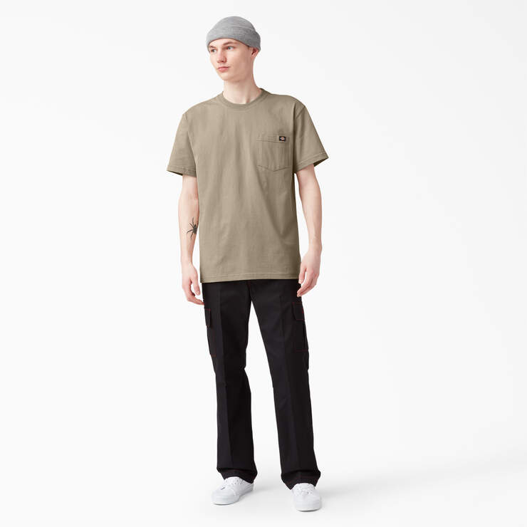 Heavyweight Short Sleeve Pocket T-Shirt - Desert Sand (DS) image number 13