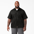 Relaxed Fit Short Sleeve Work Shirt - Black &#40;BK&#41;