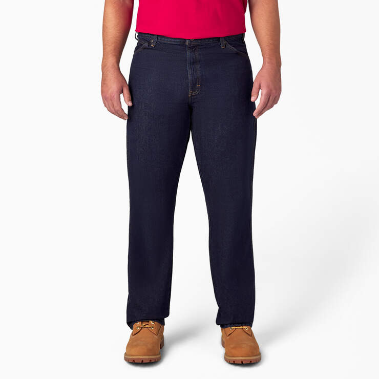 Regular Fit Jeans - Rinsed Indigo Blue (RNB) image number 4