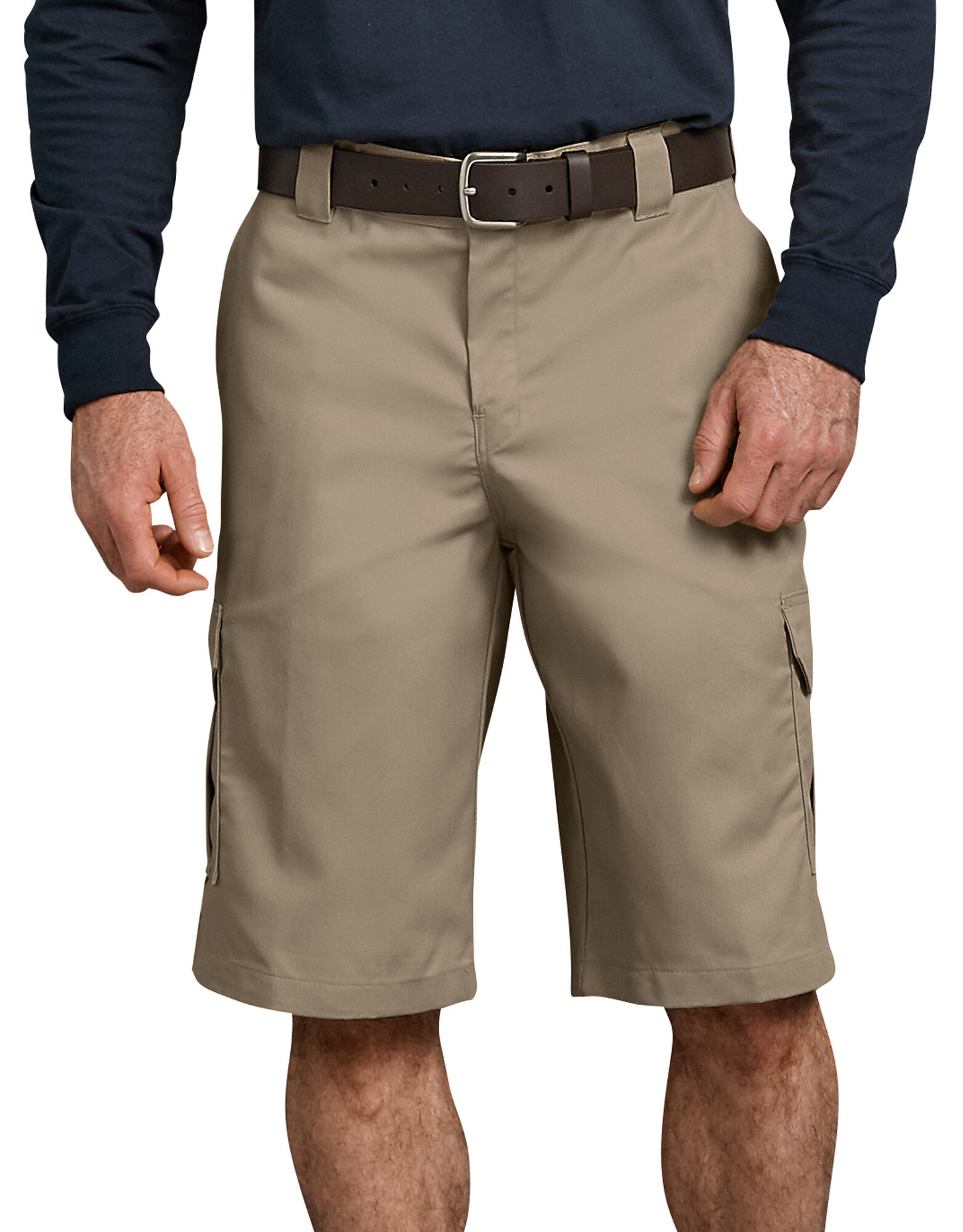 athletic fit khaki shorts