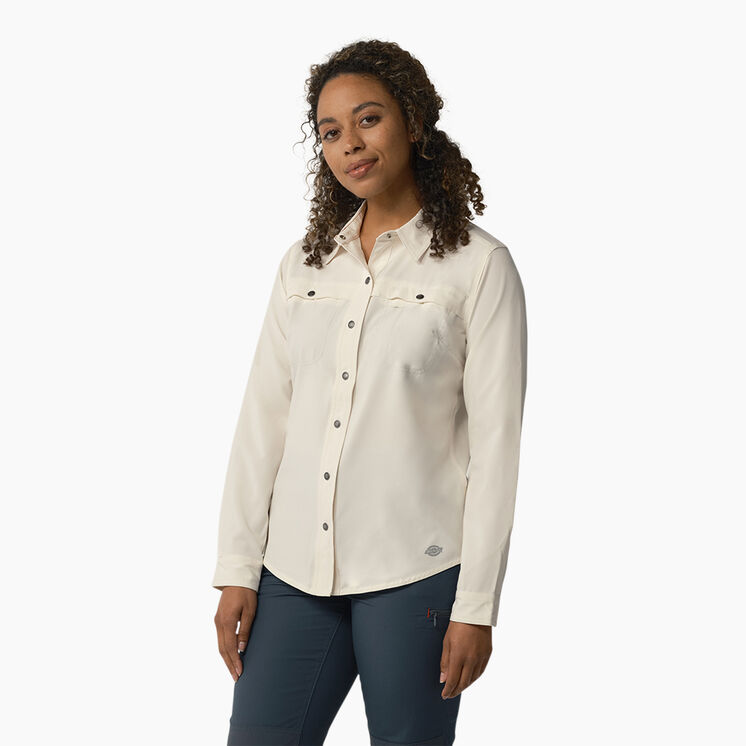 Women&#39;s Cooling Roll-Tab Work Shirt - Antique White &#40;ADW&#41;