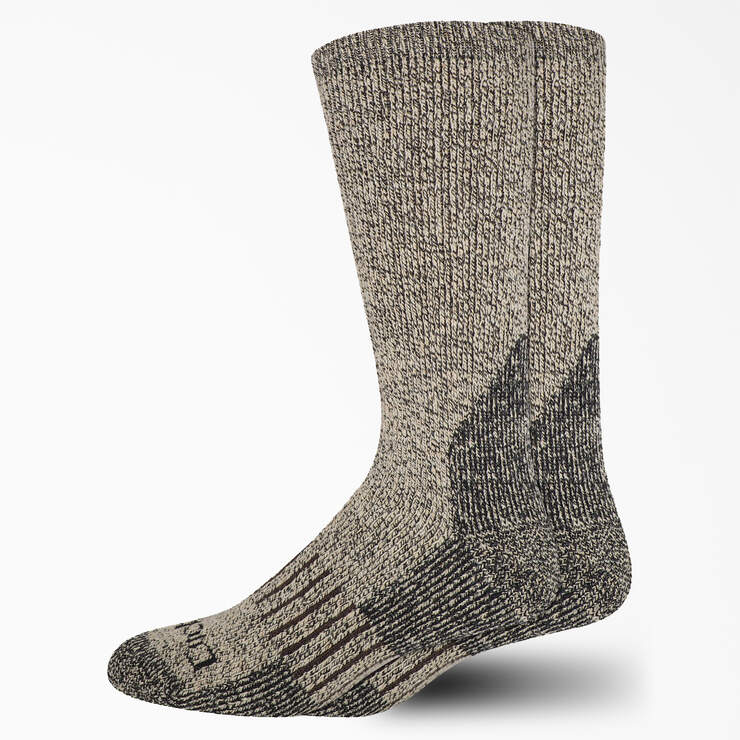 Heavyweight Wool Blend Socks, Size 6-12, 2-Pack - Khaki (KH) image number 1