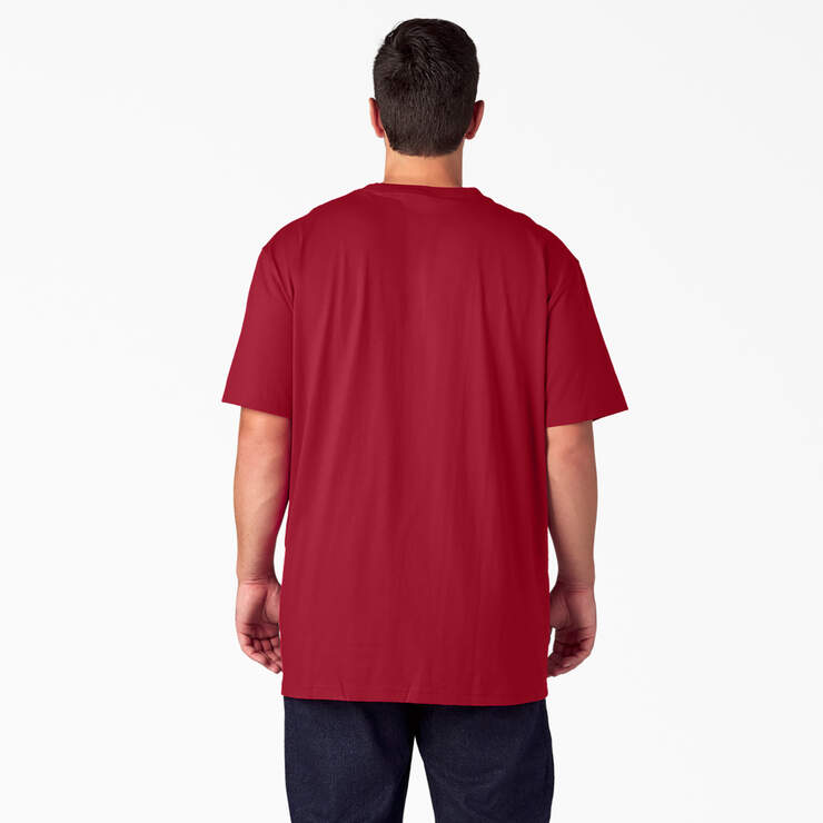 Heavyweight Short Sleeve Pocket T-Shirt - English Red (ER) image number 6