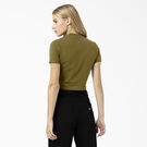 Women&#39;s Maple Valley Logo Cropped T-Shirt - Green Moss &#40;G2M&#41;