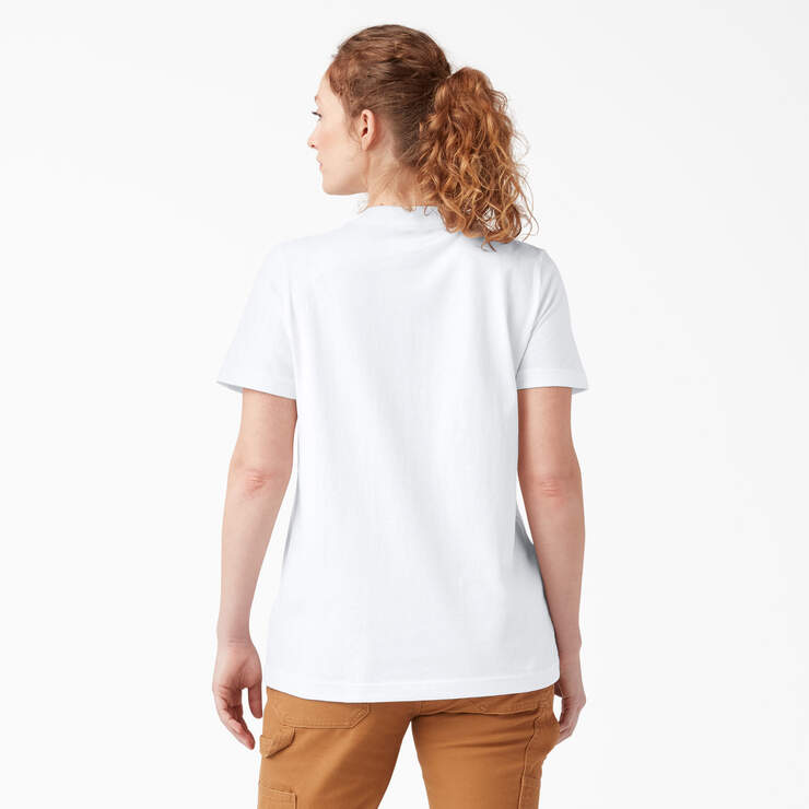 Women's Heavyweight Logo T-Shirt - White (WH) image number 2
