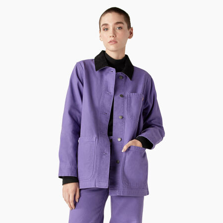 Women&#39;s Duck Canvas Chore Coat - Stonewashed Imperial Palace &#40;SWM&#41;