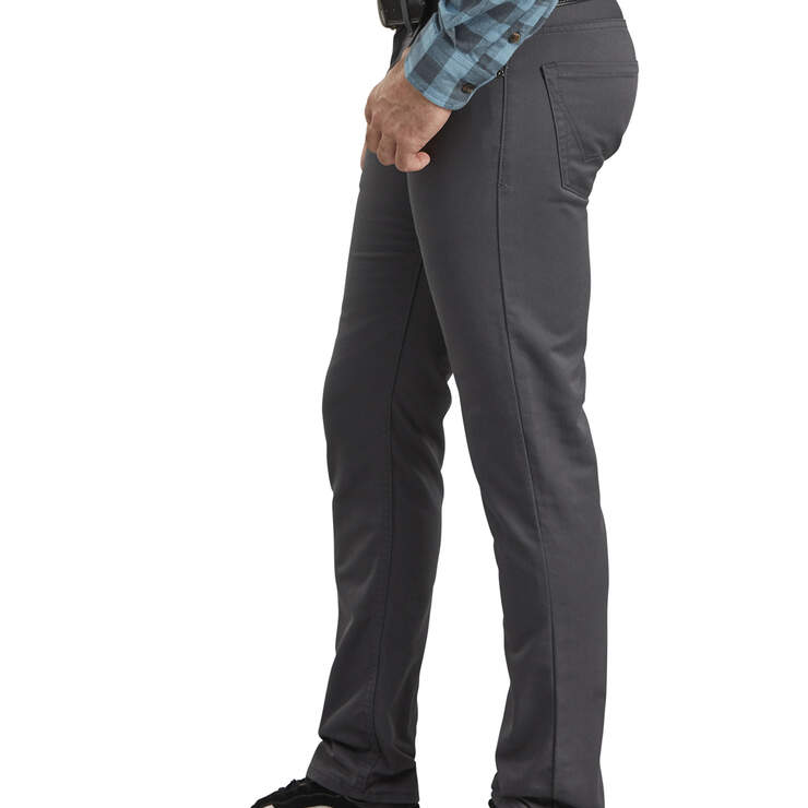 Dickies X-Series Flex Slim Fit Tapered Leg 5-Pocket Pants - Stonewashed Charcoal Gray (SCH) image number 3
