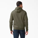 Tri-Color Logo Fleece Hoodie - Military Green &#40;ML&#41;