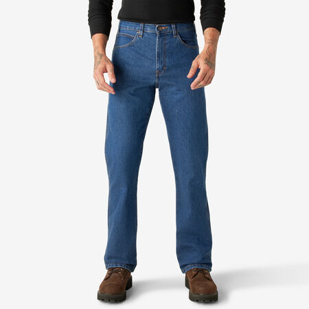 Active Waist Regular Fit Jeans - Stonewashed Indigo Blue &#40;SNB&#41;
