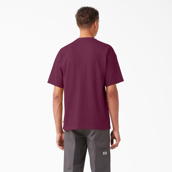 Chest Logo Pocket T-Shirt - Grape Wine &#40;GW9&#41;