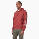Water Repellent Sleeve Logo Hoodie - Fired Brick &#40;IK9&#41;
