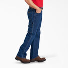 FLEX Relaxed Fit Straight Leg Carpenter Jeans - Rinsed Indigo Blue &#40;RNB&#41;