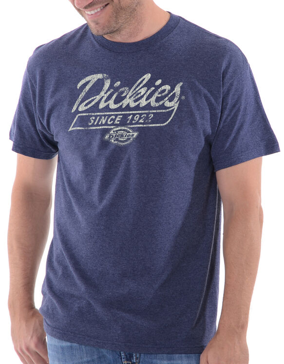 Dickies Fat Tail Graphic Short Sleeve T-Shirt - BLUE HEATHER (UH)