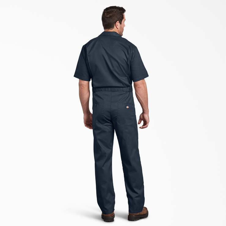 FLEX Short Sleeve Coveralls - Dark Navy (DN) image number 2