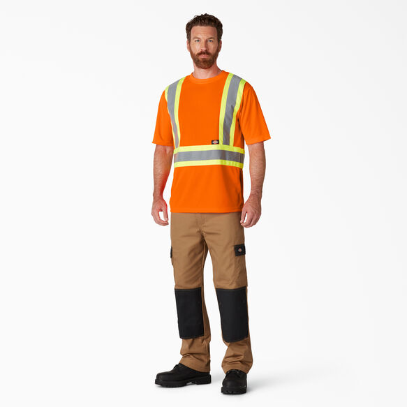 Hi Vis Safety Short Sleeve T-Shirt - ANSI Orange &#40;AO&#41;