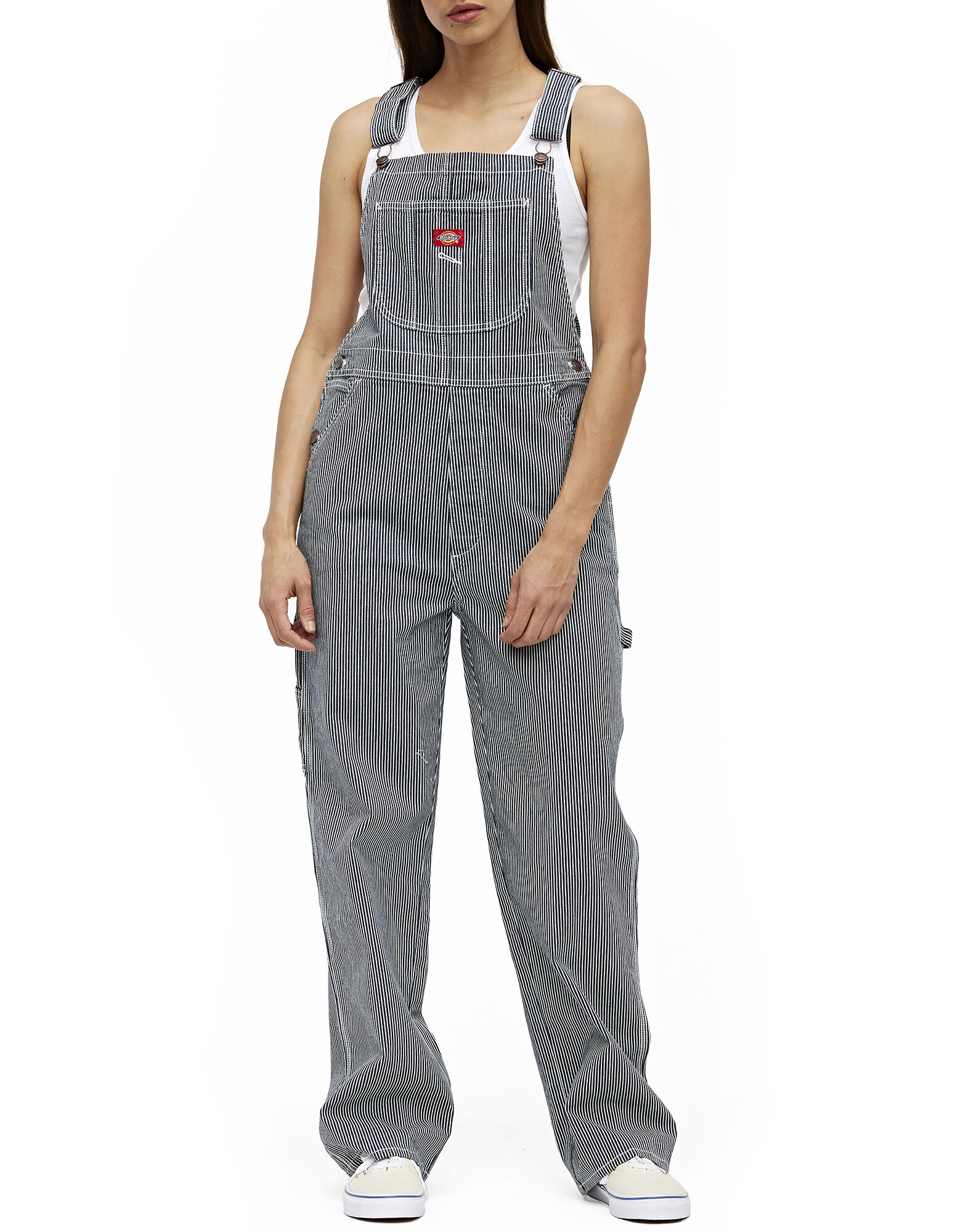 dickies women's denim bib overall