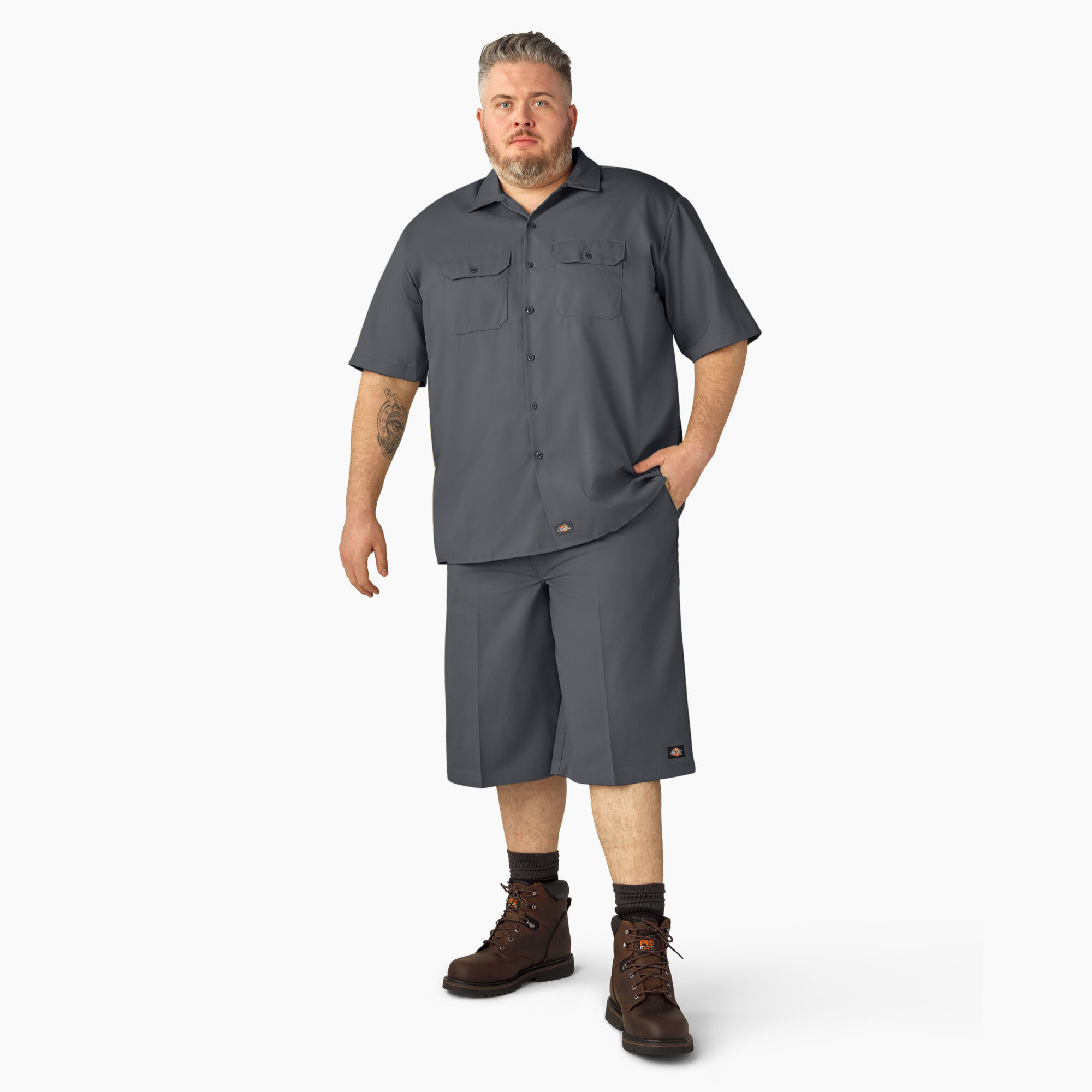 Men s Short Sleeve Work Shirt Dickies US