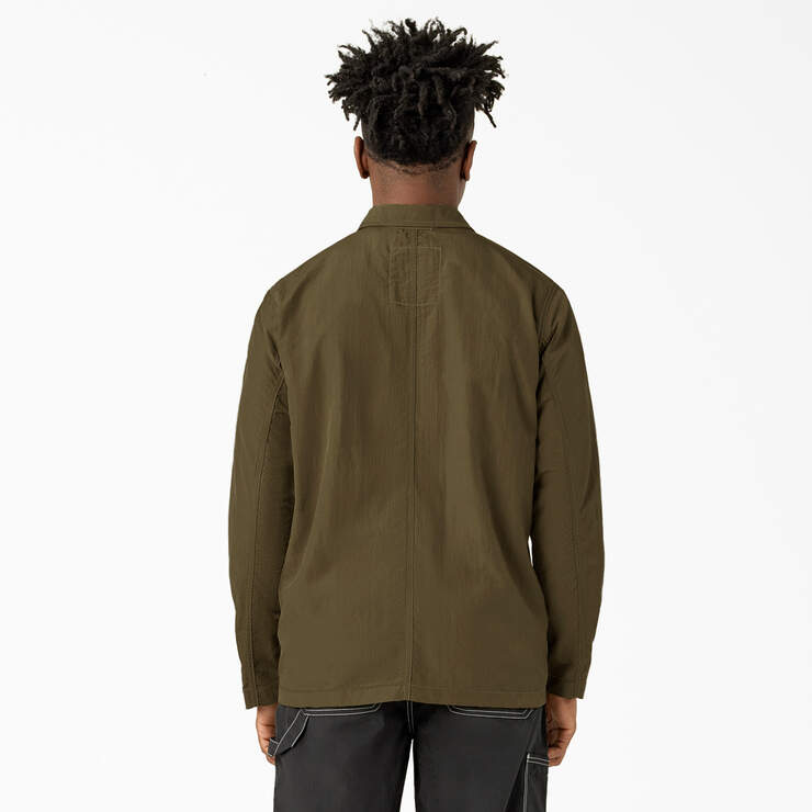 Dickies Premium Collection Work Shirt - Military Olive (MYV) image number 2