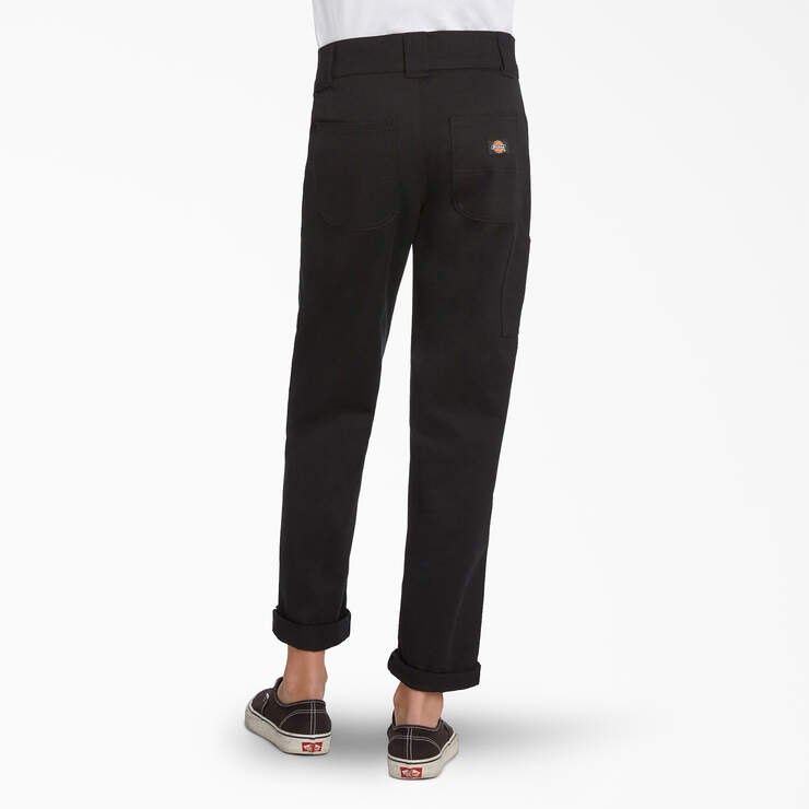 Boys’ Relaxed Fit Utility Pants - Black (BLK) image number 2