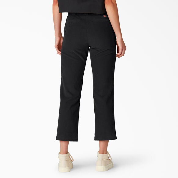 Women&#39;s Corduroy Cropped Pants - Black &#40;BKX&#41;