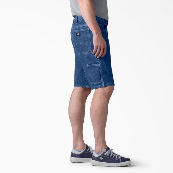 Active Waist Carpenter Shorts, 11&quot; - Stonewashed Indigo Blue &#40;SNB&#41;