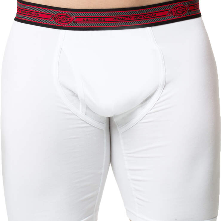 9" Inseam Boxer Briefs, 2-Pack - White (WH) image number 1